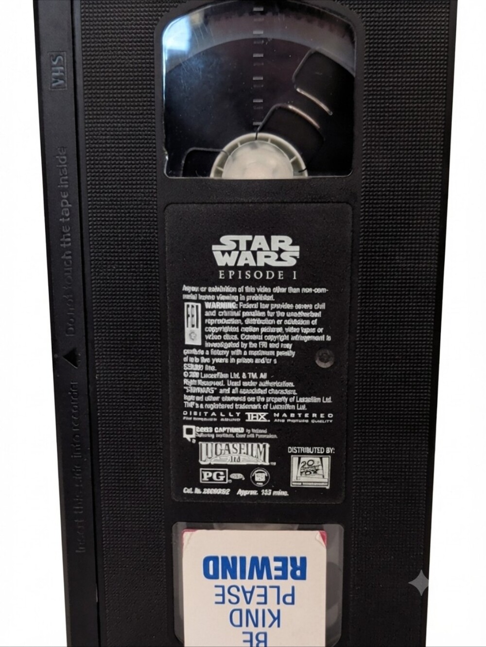 Star Wars Episode 1: The Phantom Menace VHS (Tape Only)